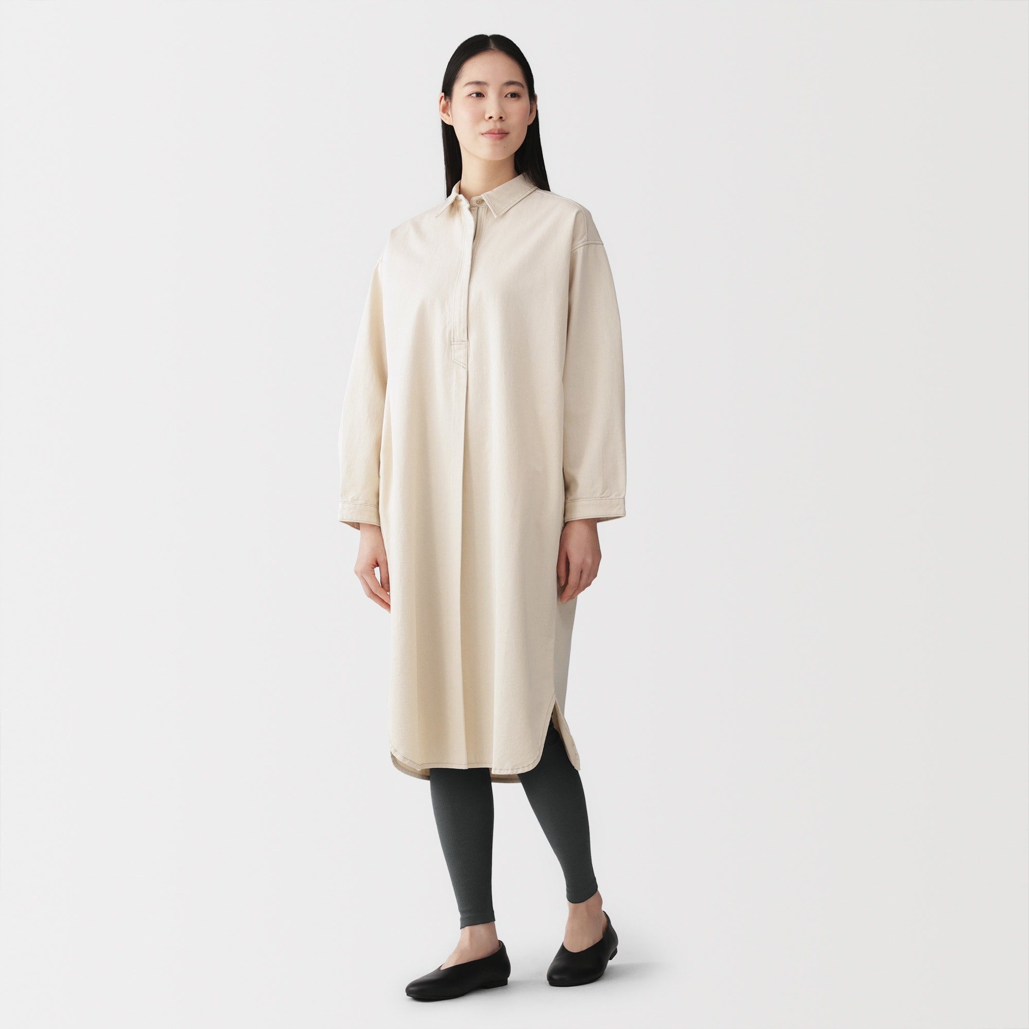 婦人　ストレッチリブ編み　レギンス（十分丈）