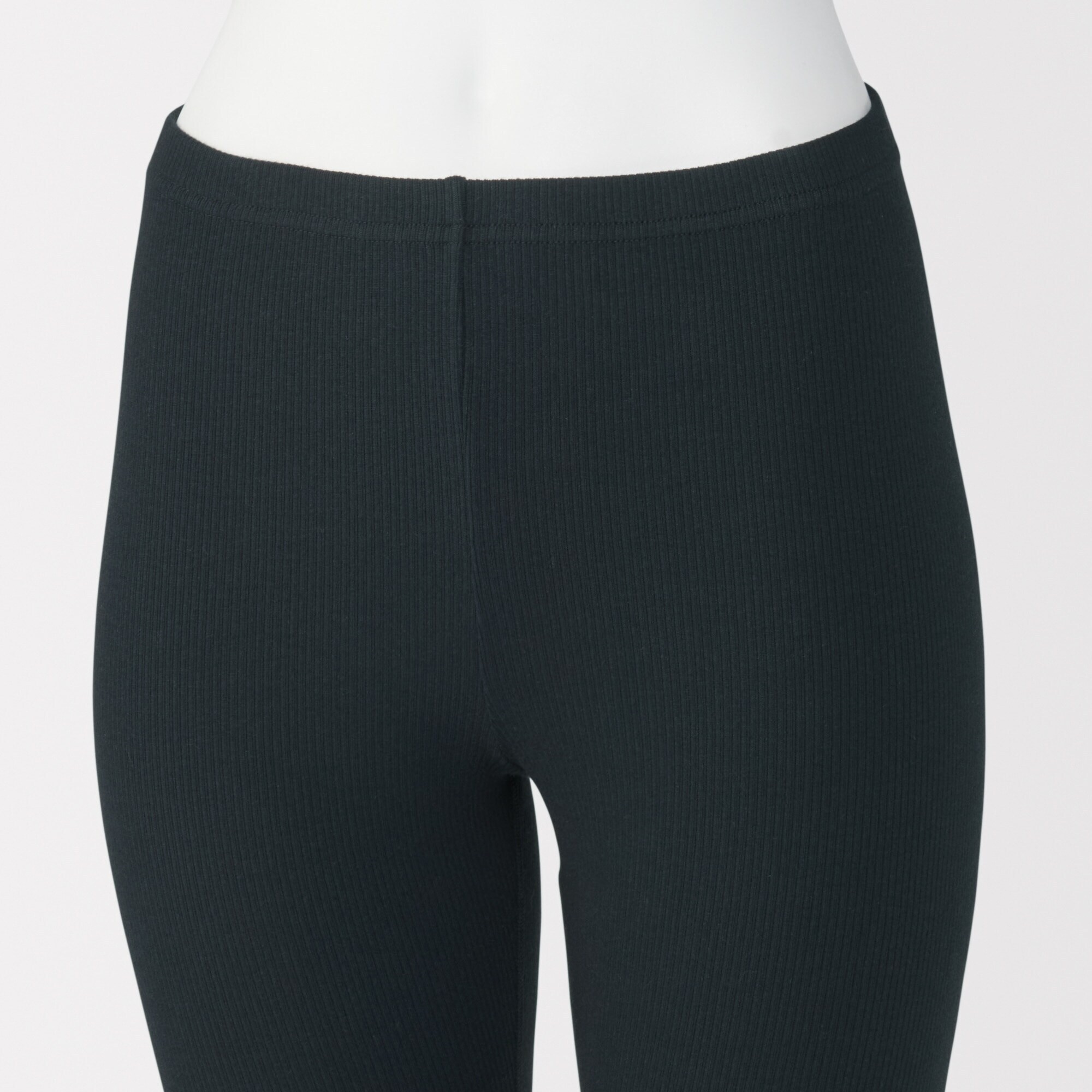 婦人　ストレッチリブ編み　レギンス（十分丈）