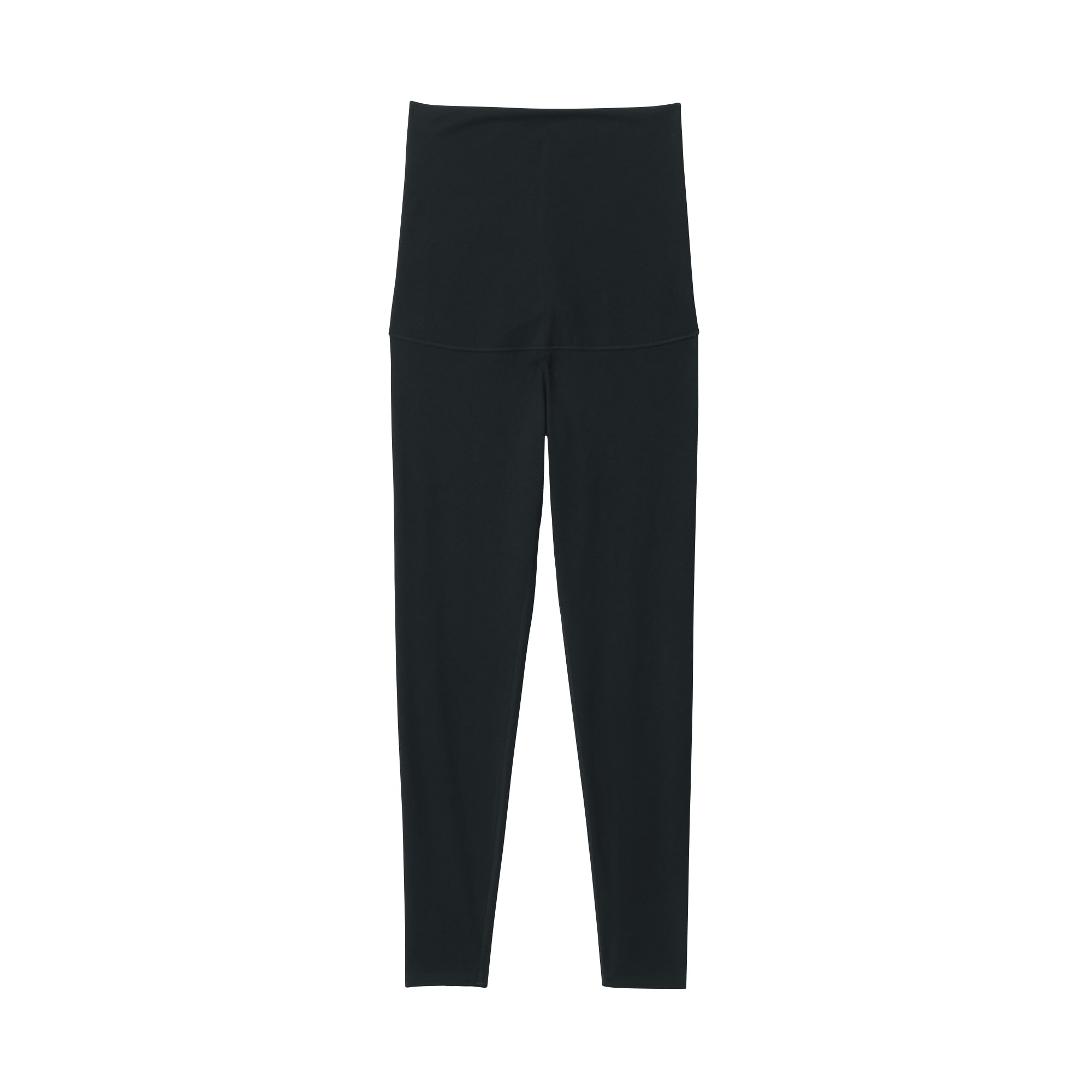 婦人 ストレッチ天竺編み 腹巻つきレギンス（十分丈／マタニティ