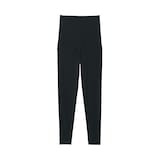 婦人　ストレッチ天竺編み　腹巻つきレギンス（十分丈／マタニティ）