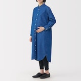 婦人　ストレッチリブ編み　腹巻つきレギンス（十分丈／マタニティ）