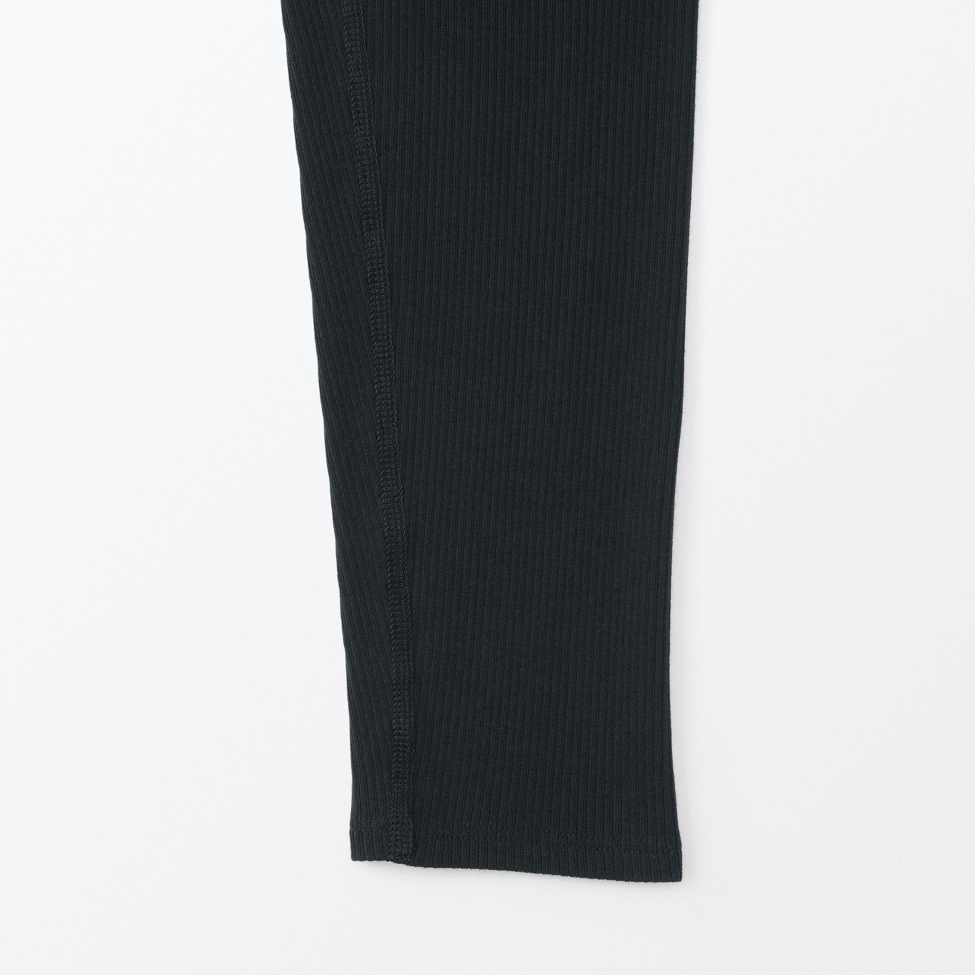 婦人　ストレッチリブ編み　腹巻つきレギンス（十分丈／マタニティ）