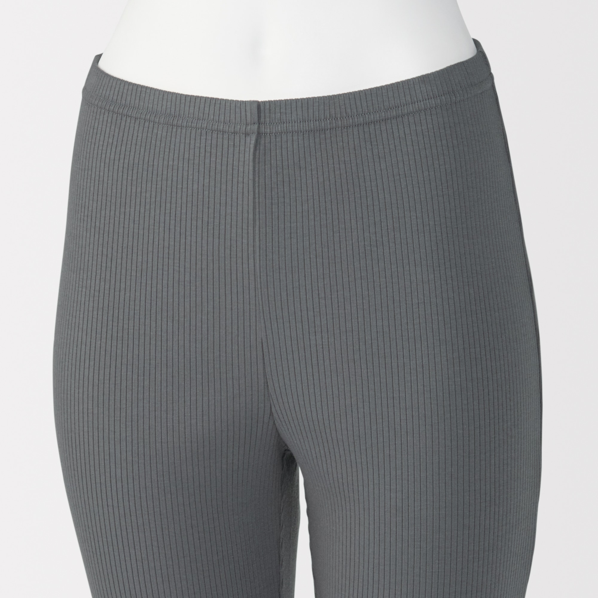 婦人　なめらかリブストレートレギンス（十分丈）