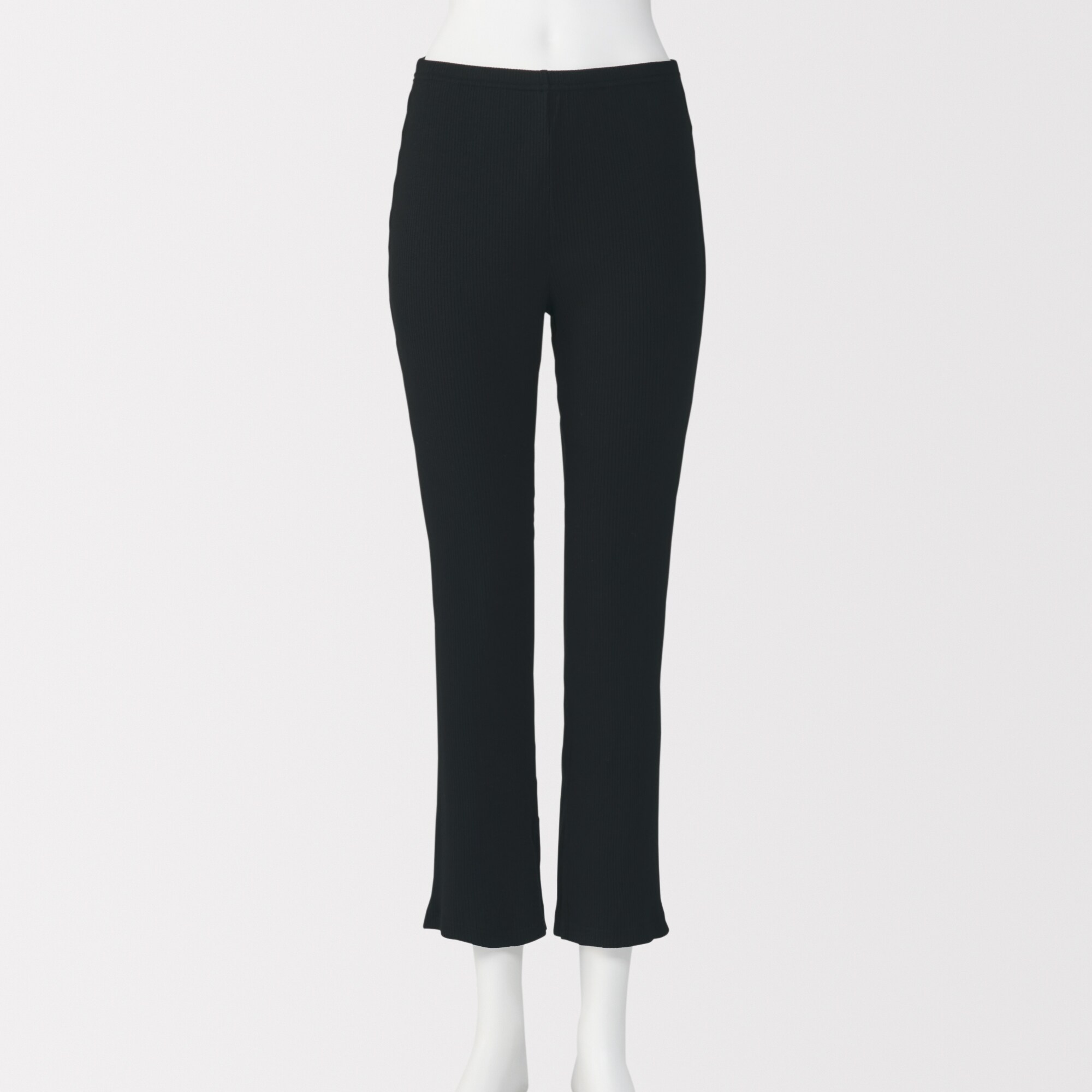 婦人　なめらかリブストレートレギンス（十分丈）