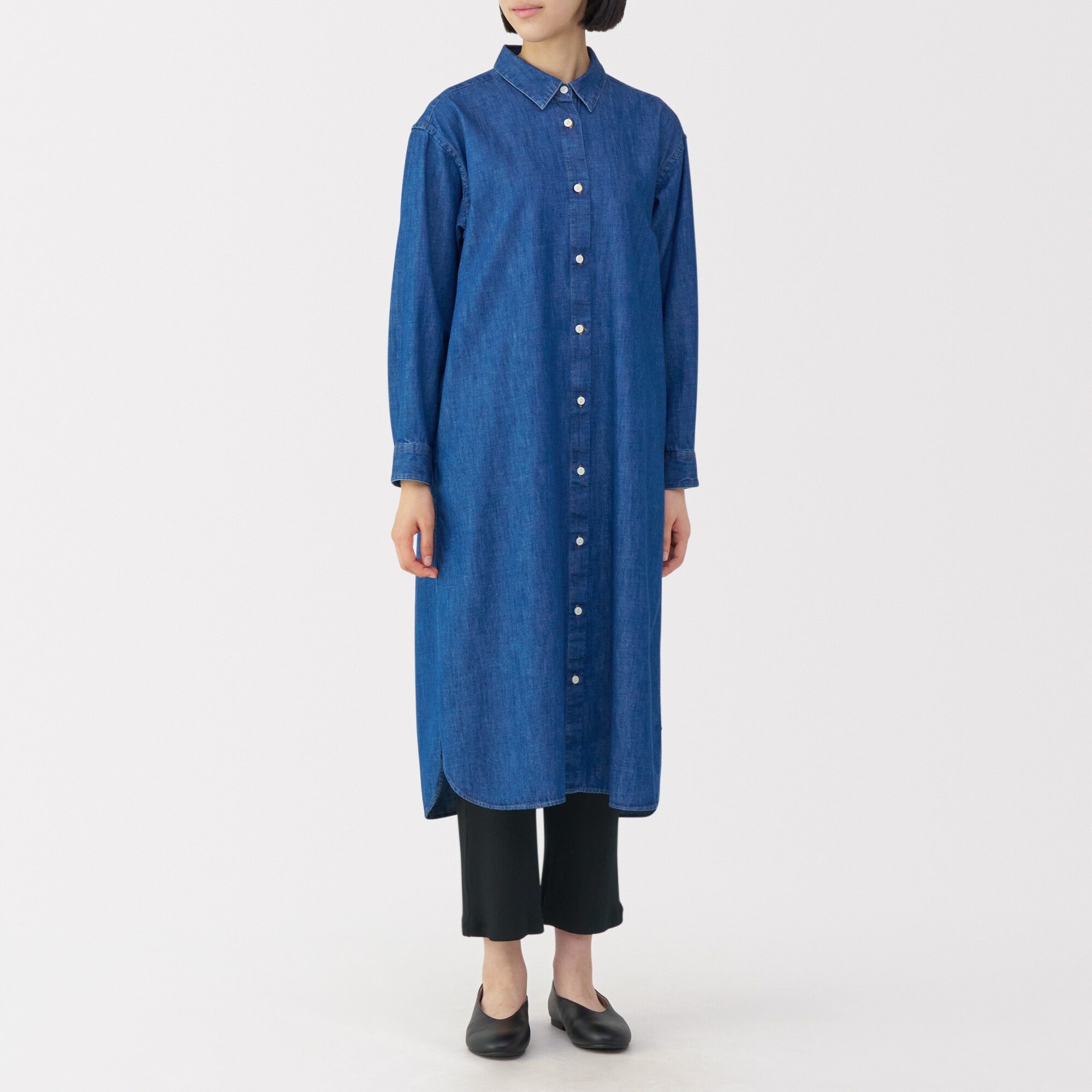 婦人　なめらかリブストレートレギンス（十分丈）