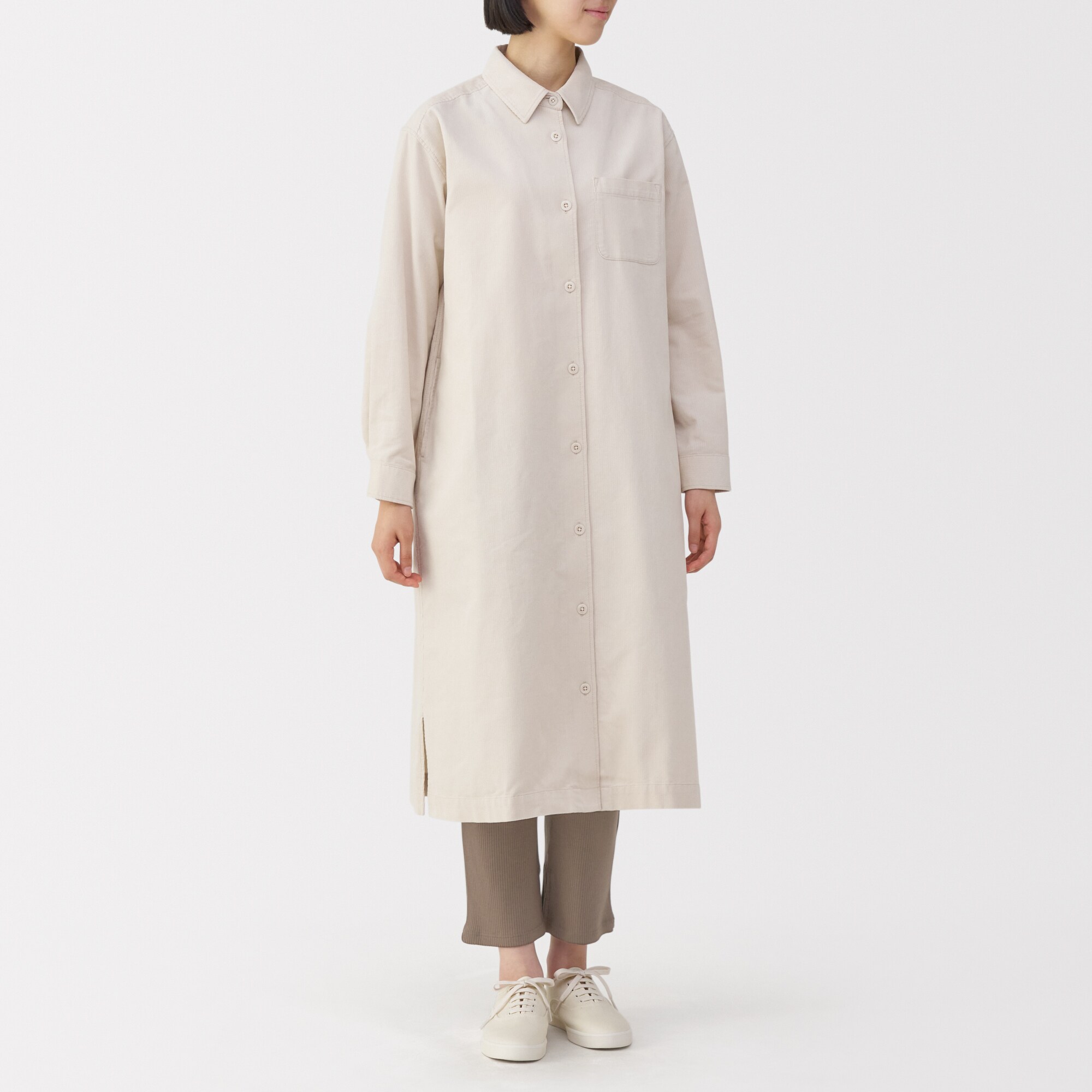 婦人　なめらかリブストレートレギンス（十分丈）