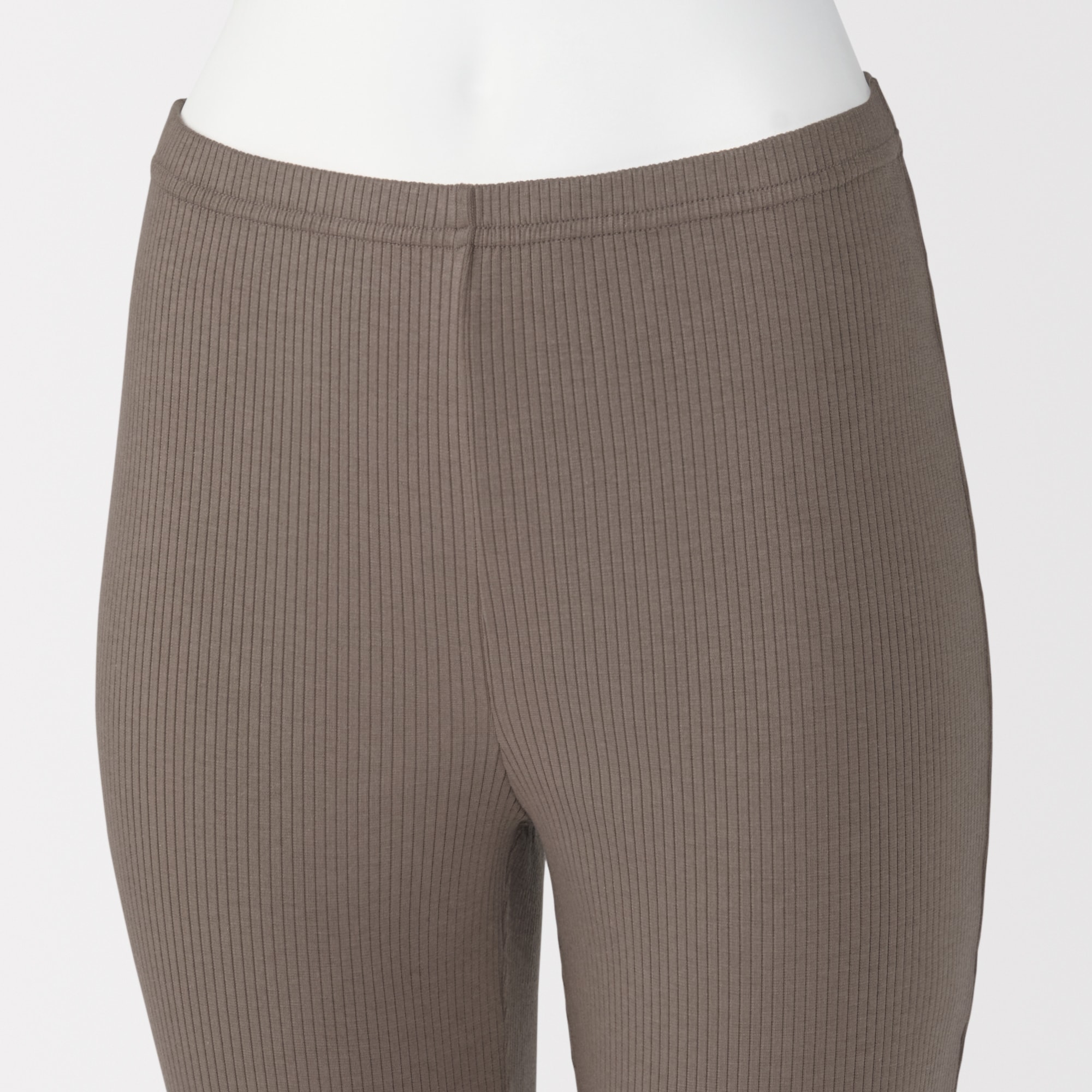 婦人　なめらかリブストレートレギンス（十分丈）