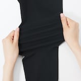 婦人　ストレッチ天竺編み　レギンス（七分丈）