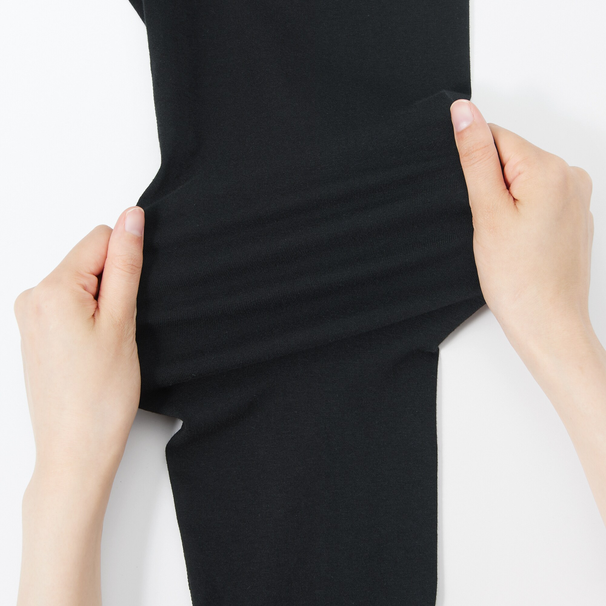 婦人　ストレッチ天竺編み　レギンス（七分丈）