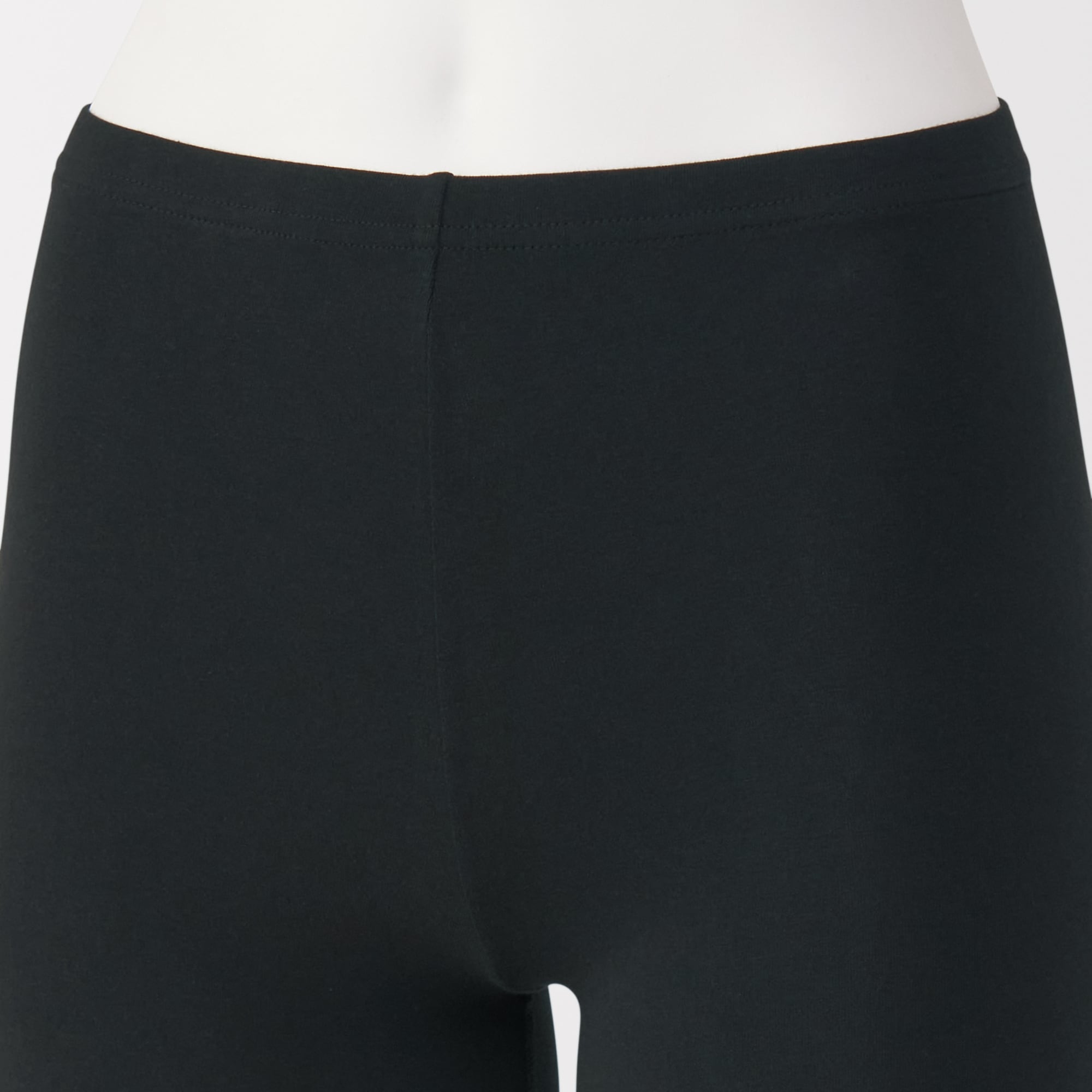 婦人　ストレッチ天竺編み　スカートの下に履く　オーバーパンツ（一分丈レギンス）