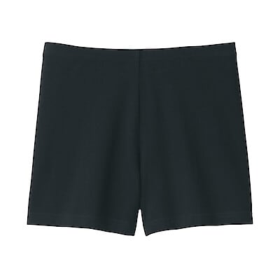 婦人　ストレッチ天竺編み　スカートの下に履く　オーバーパンツ（一分丈レギンス）