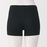 婦人　ストレッチ天竺編み　スカートの下に履く　オーバーパンツ（一分丈レギンス）