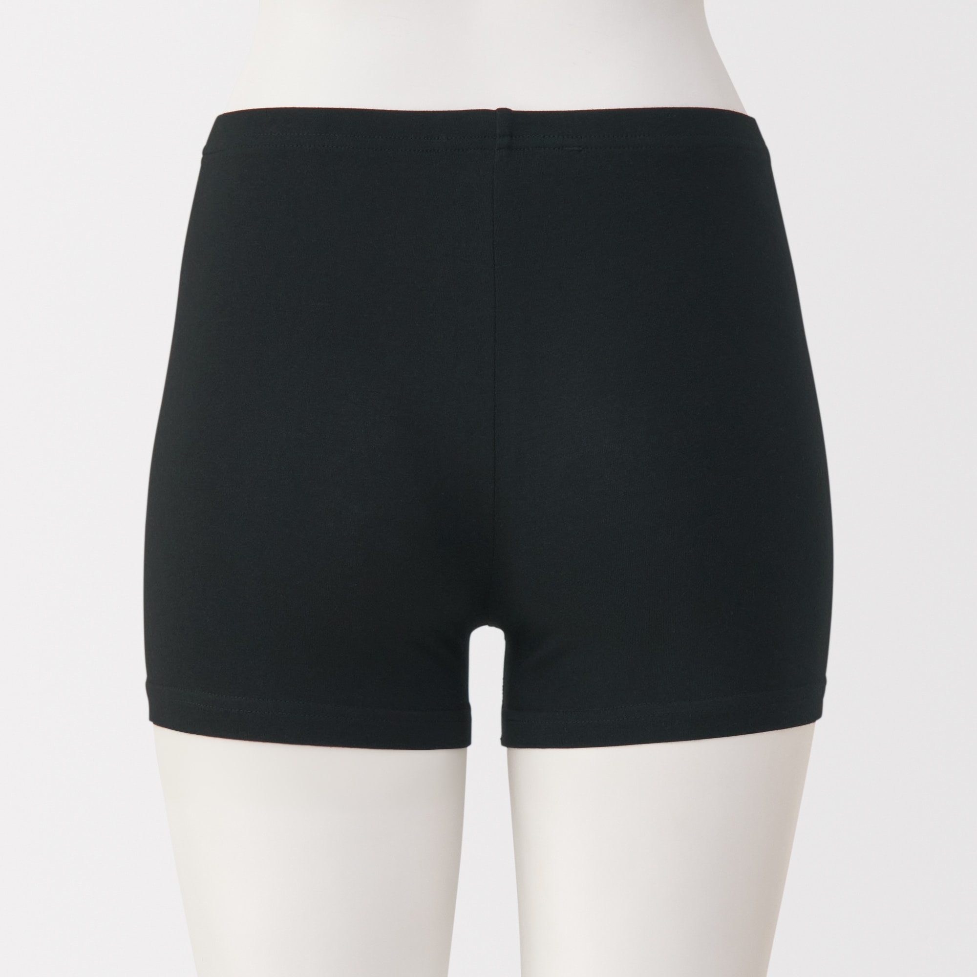 婦人　ストレッチ天竺編み　スカートの下に履く　オーバーパンツ（一分丈レギンス）