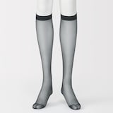 婦人　ソフトタイプ・１７デニール　ひざ下丈ストッキング（３足組）