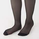 婦人　ソフトタイプ・１７デニール　ひざ下丈ストッキング（３足組）
