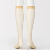 婦人　ソフトタイプ・１７デニール　ひざ下丈ストッキング（３足組）