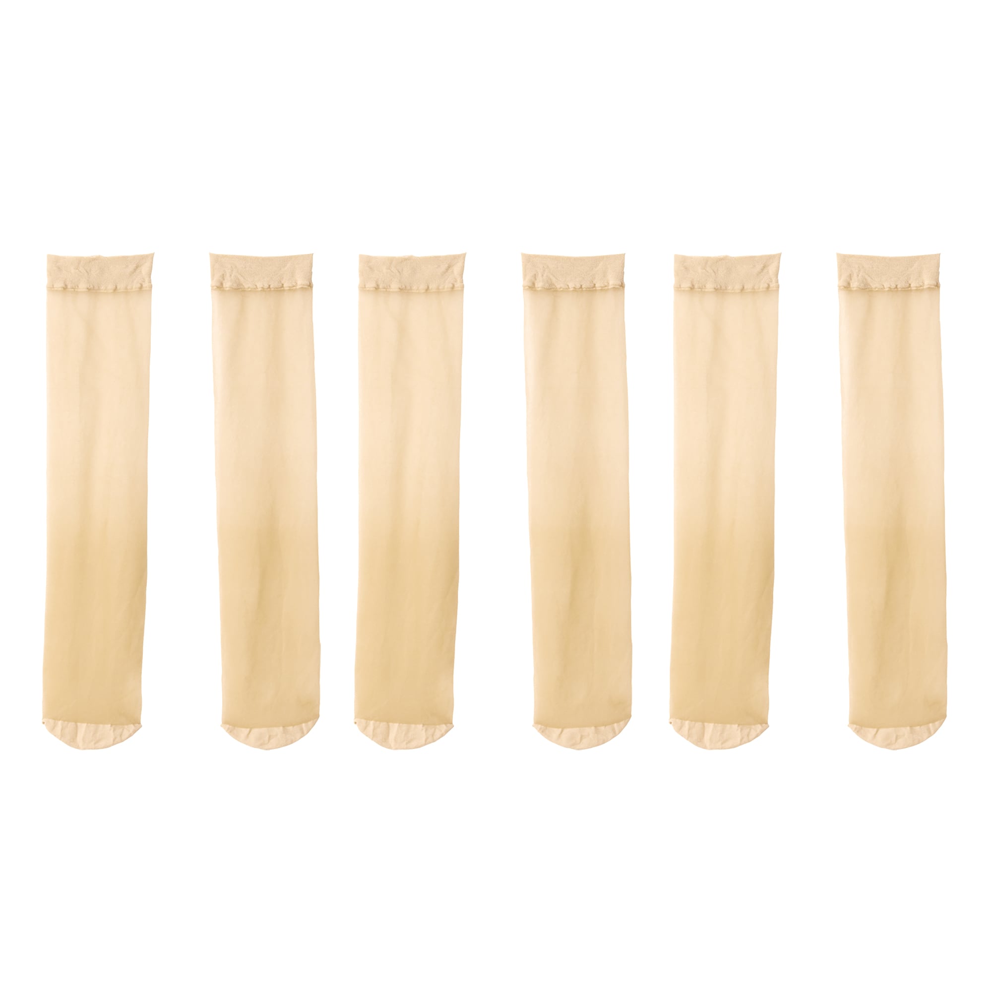 婦人　ソフトタイプ・１７デニール　ひざ下丈ストッキング（３足組）