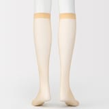 婦人　ソフトタイプ・１７デニール　ひざ下丈ストッキング（３足組）