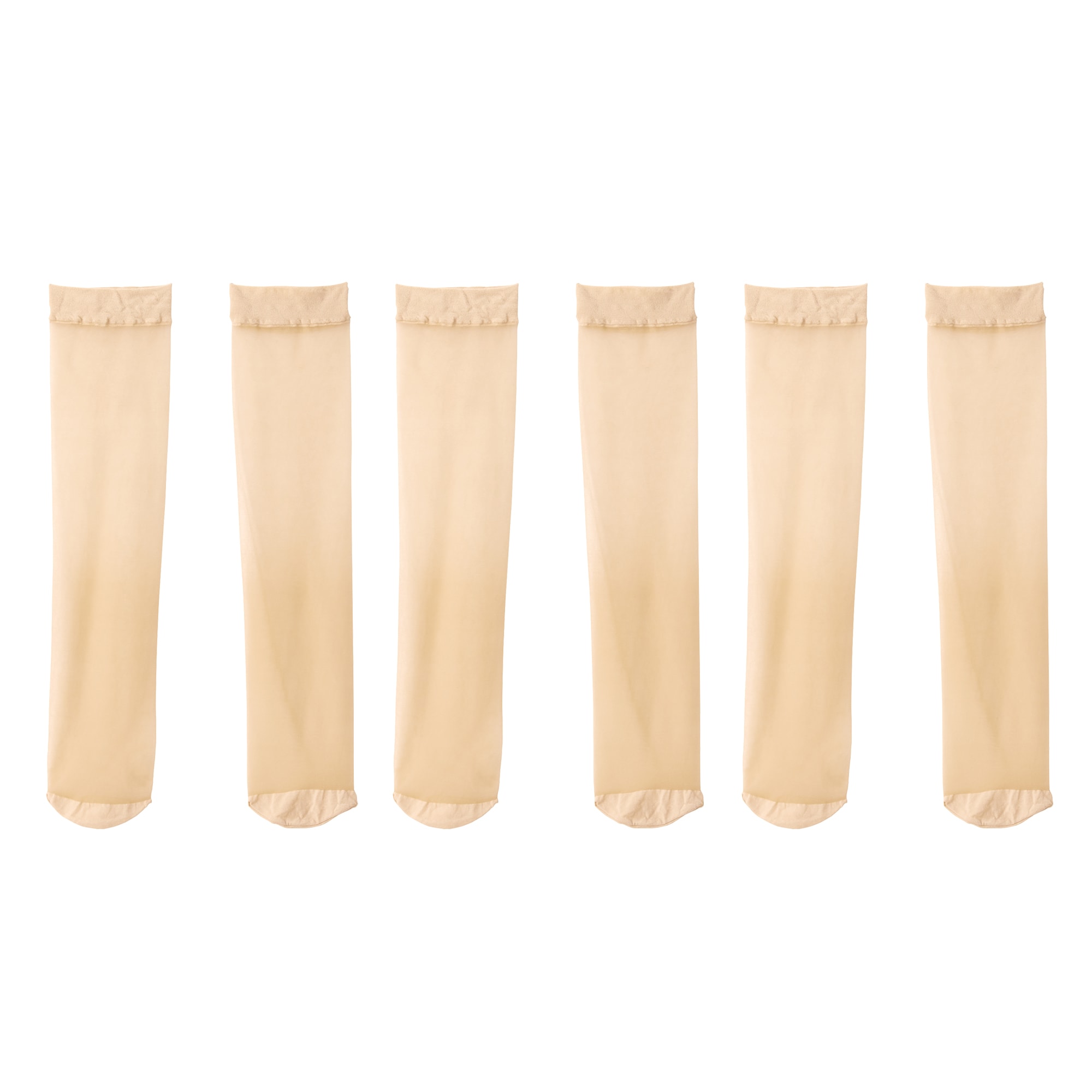 婦人　ソフトタイプ・１７デニール　ひざ下丈ストッキング（３足組）