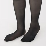 婦人　サポートタイプ・２０デニール　ひざ下丈ストッキング（３足組）
