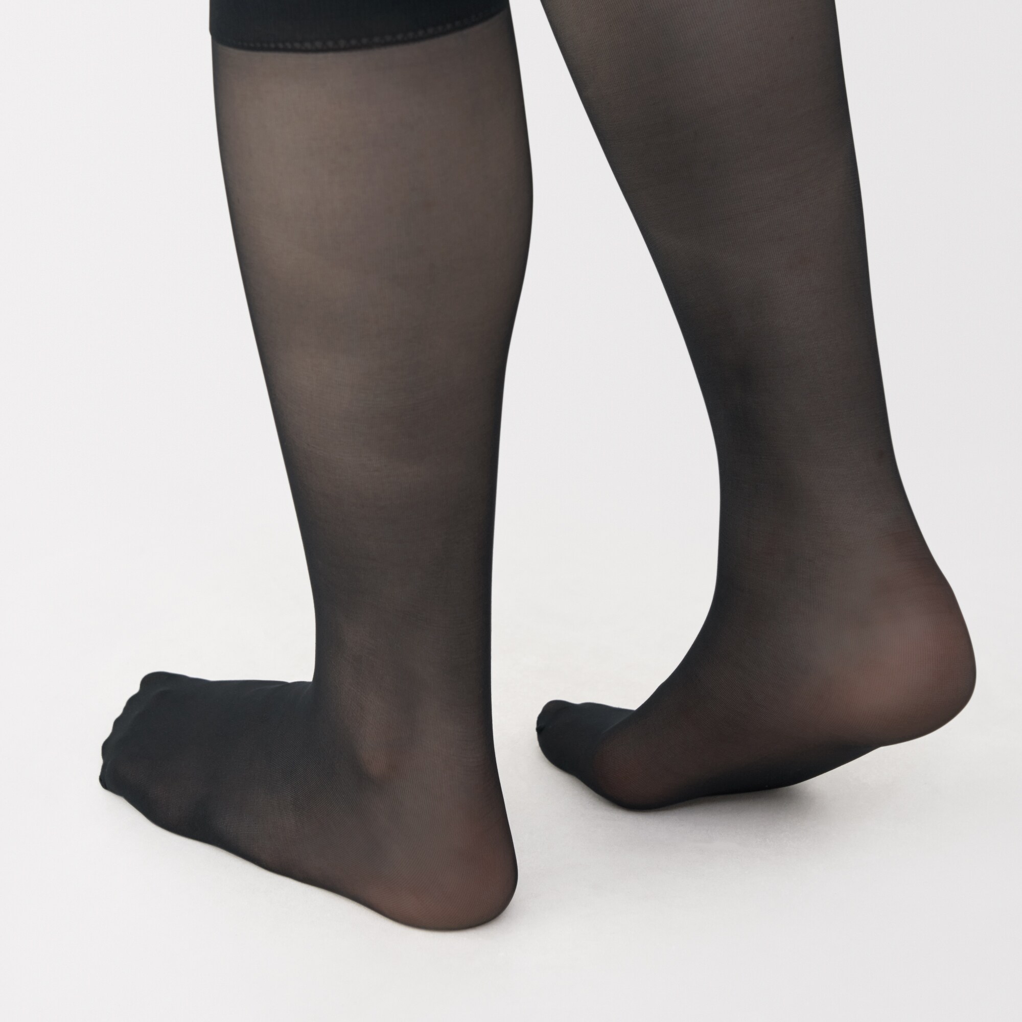 婦人　サポートタイプ・２０デニール　ひざ下丈ストッキング（３足組）