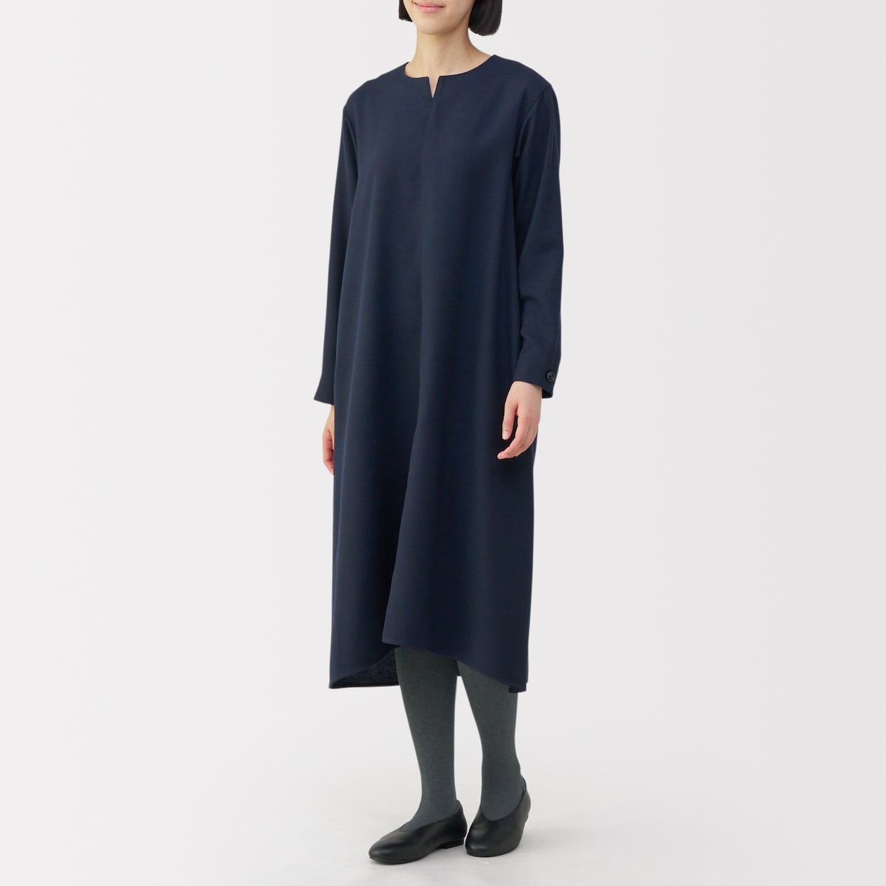 婦人　足なり直角　かかとに合う　タイツ