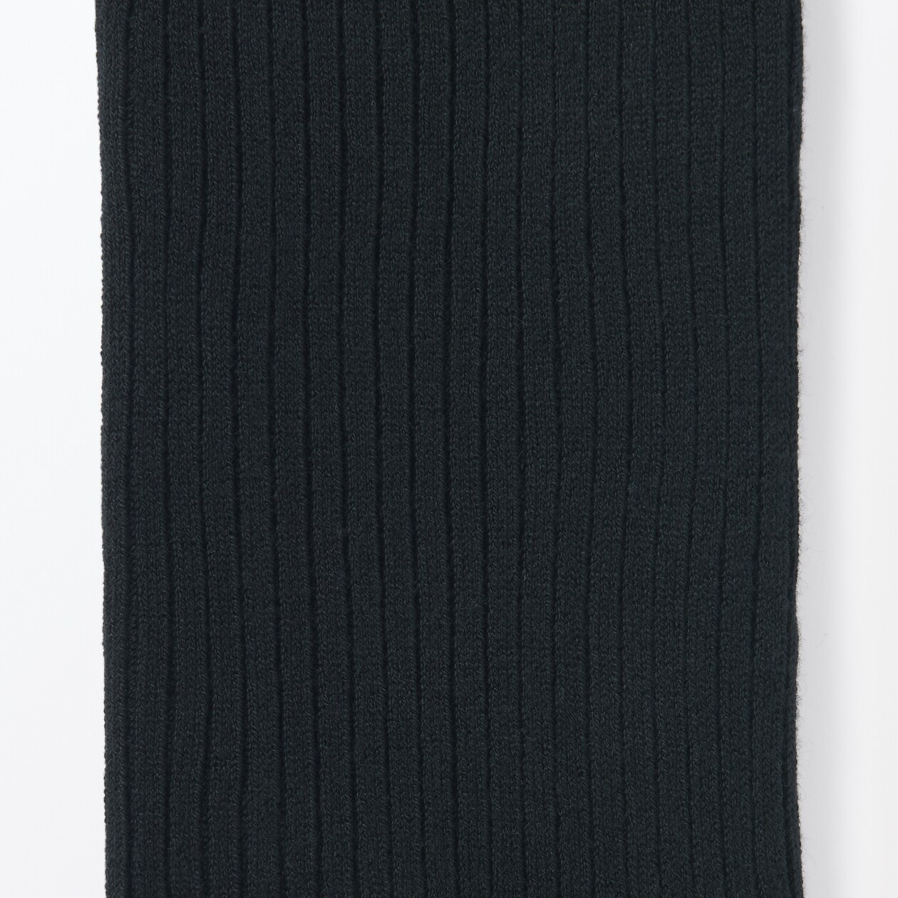 婦人　足なり直角　かかとに合う　リブ編みタイツ