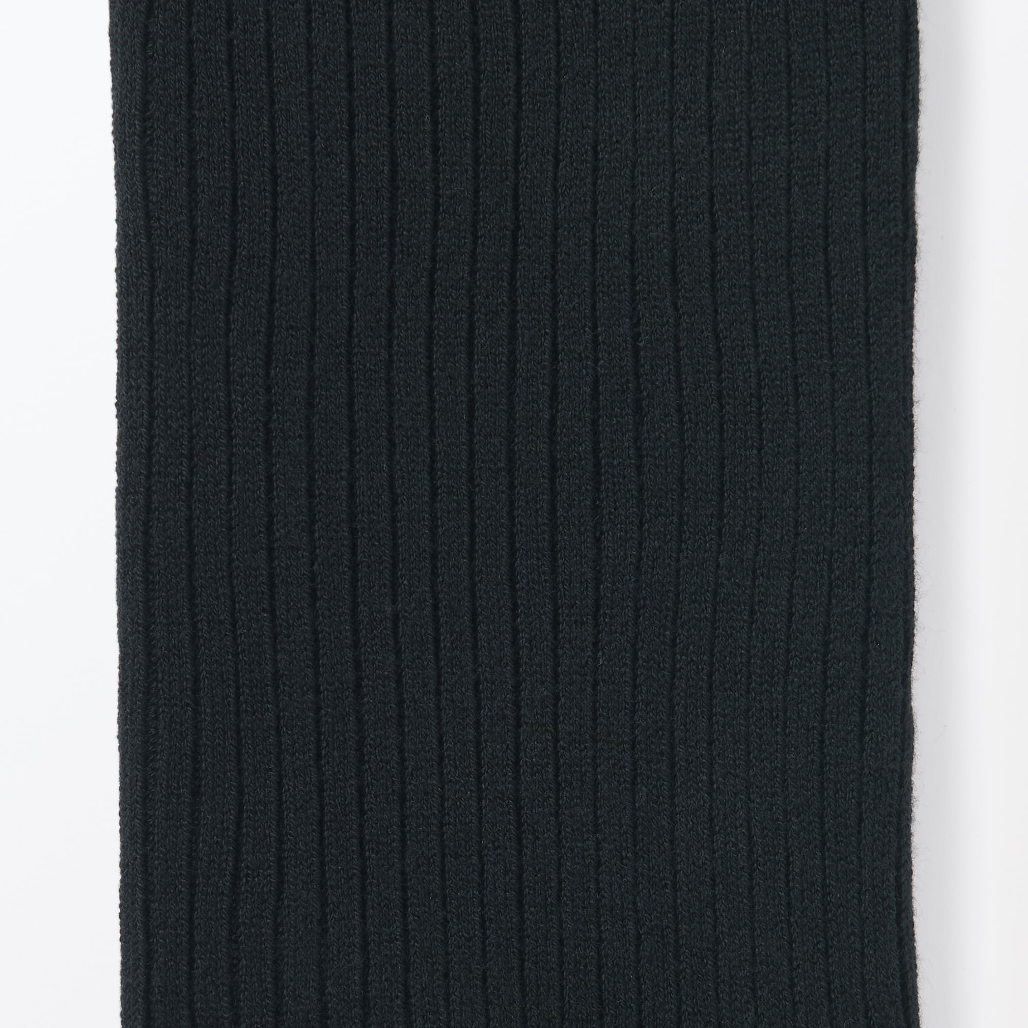 婦人　足なり直角　かかとに合う　リブ編みタイツ