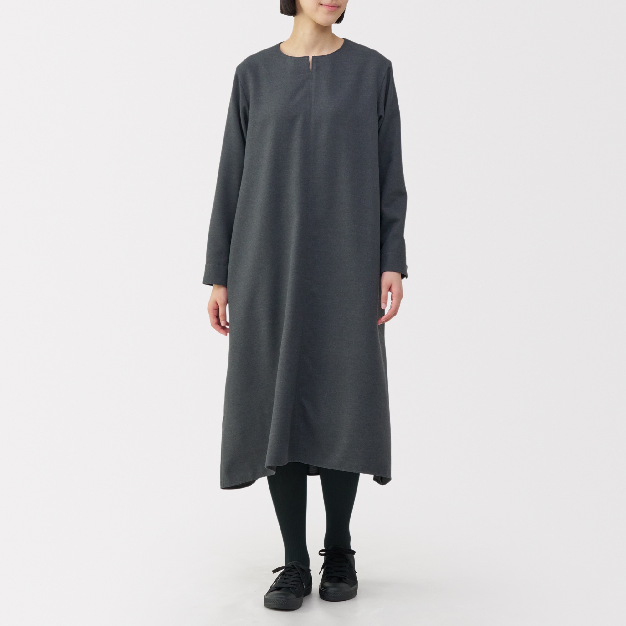 婦人　足なり直角　かかとに合う　リブ編みタイツ