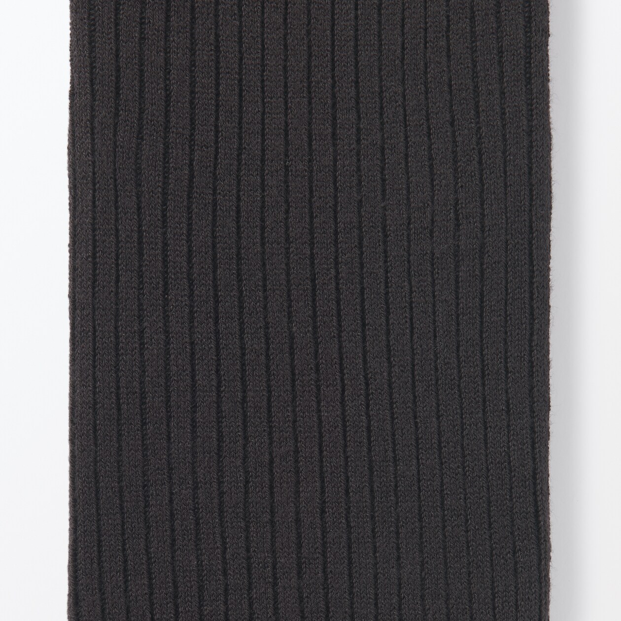 婦人　足なり直角　かかとに合う　リブ編みタイツ