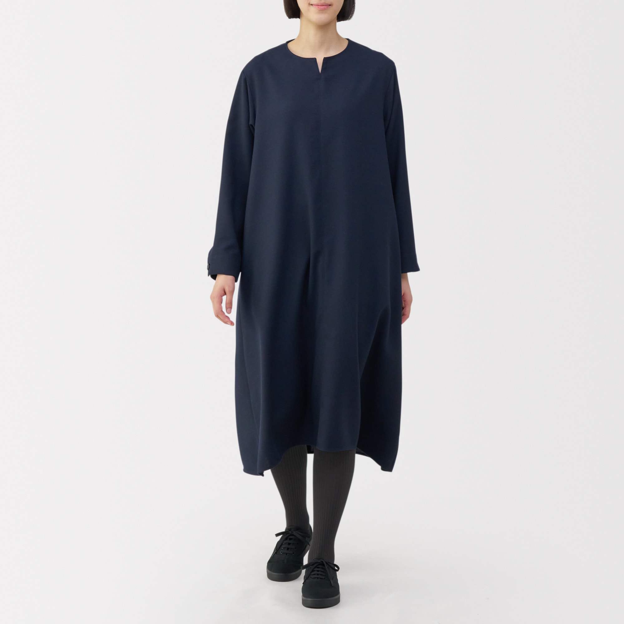 婦人　足なり直角　かかとに合う　リブ編みタイツ