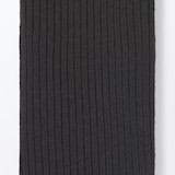 婦人　足なり直角　かかとに合う　リブ編みタイツ