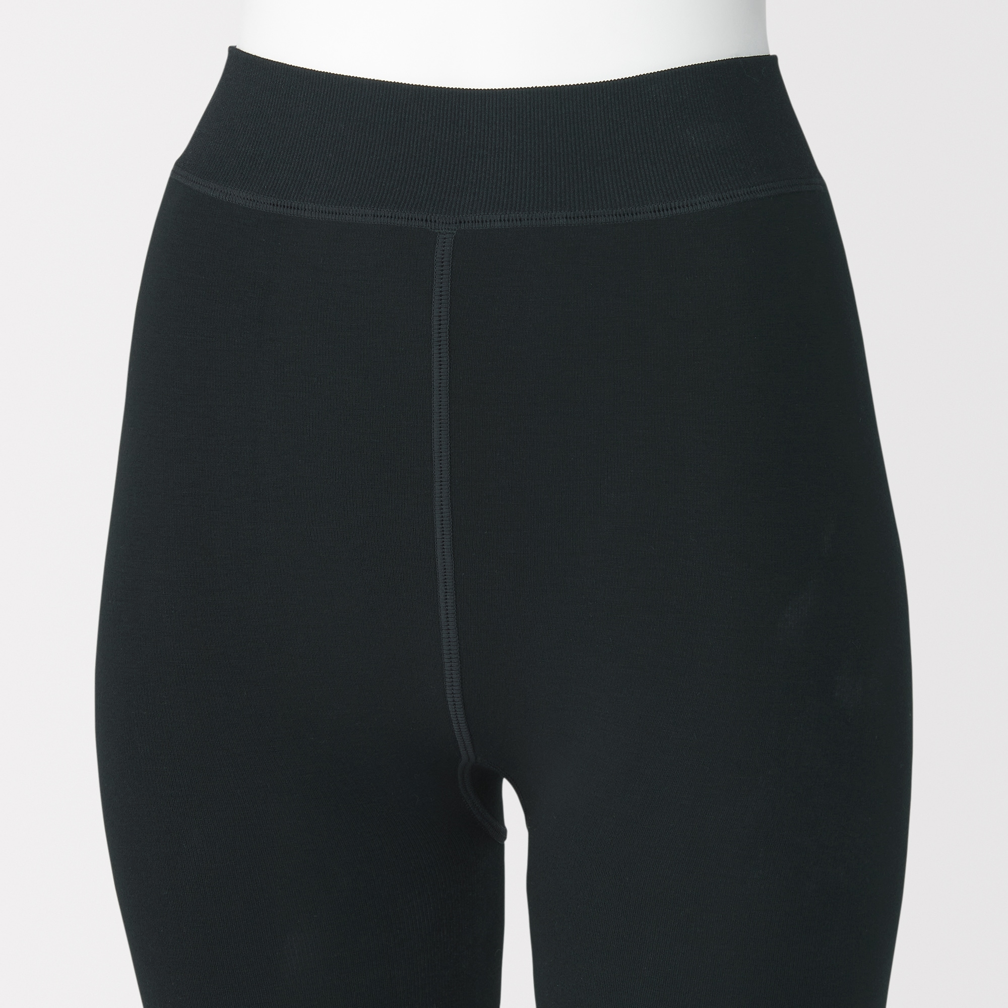 婦人　裏起毛　厚手　三分丈レギンス