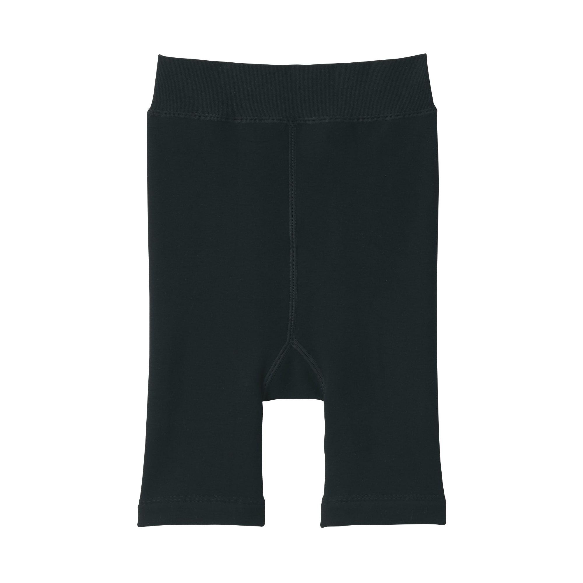 婦人　裏起毛　厚手　三分丈レギンス