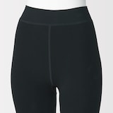 婦人　裏起毛　厚手　三分丈レギンス