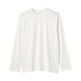 紳士　天竺編みクルーネック長袖Ｔシャツ