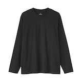 紳士　天竺編みクルーネック長袖Ｔシャツ