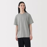 紳士　天竺編みクルーネック半袖Ｔシャツ