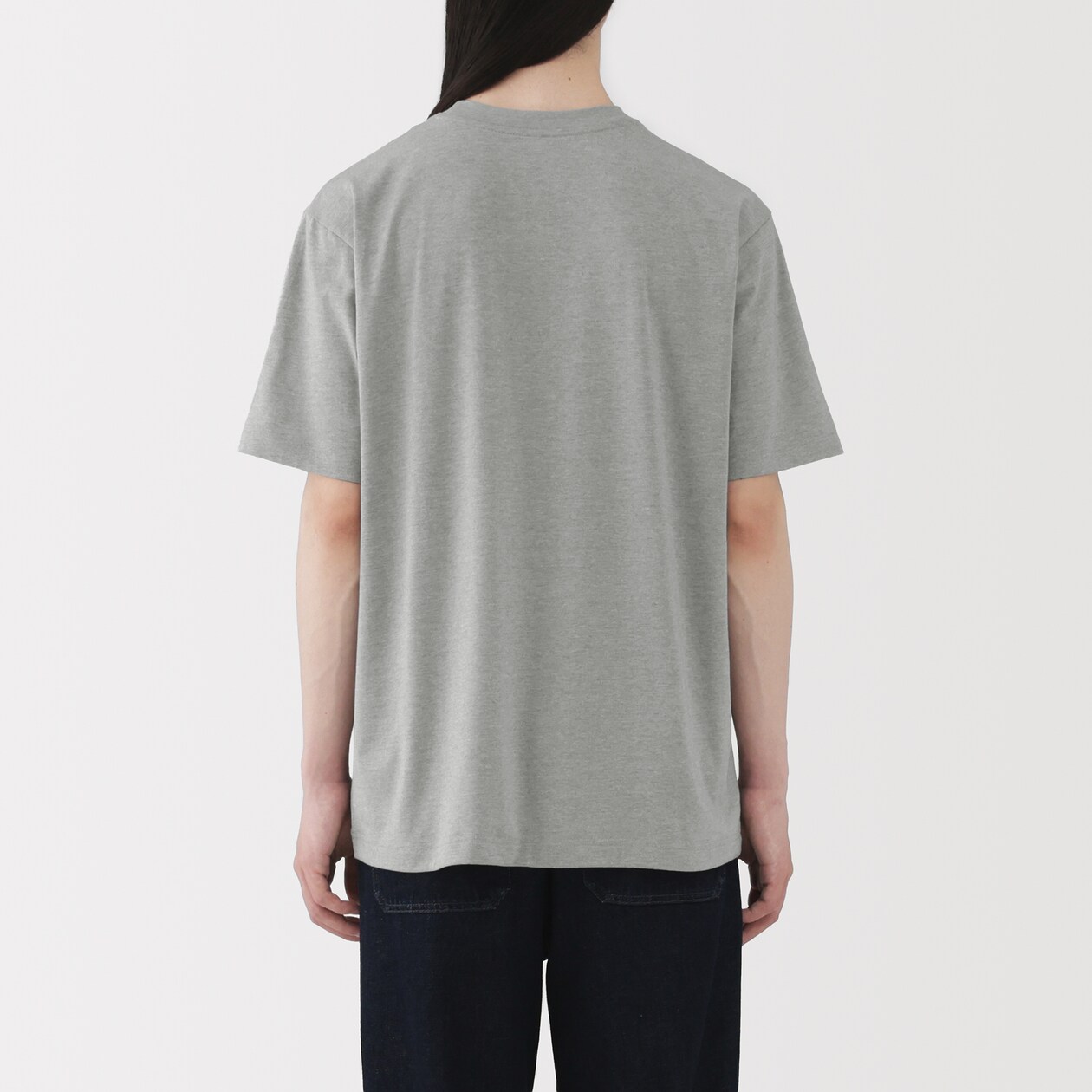 紳士　天竺編みクルーネック半袖Ｔシャツ