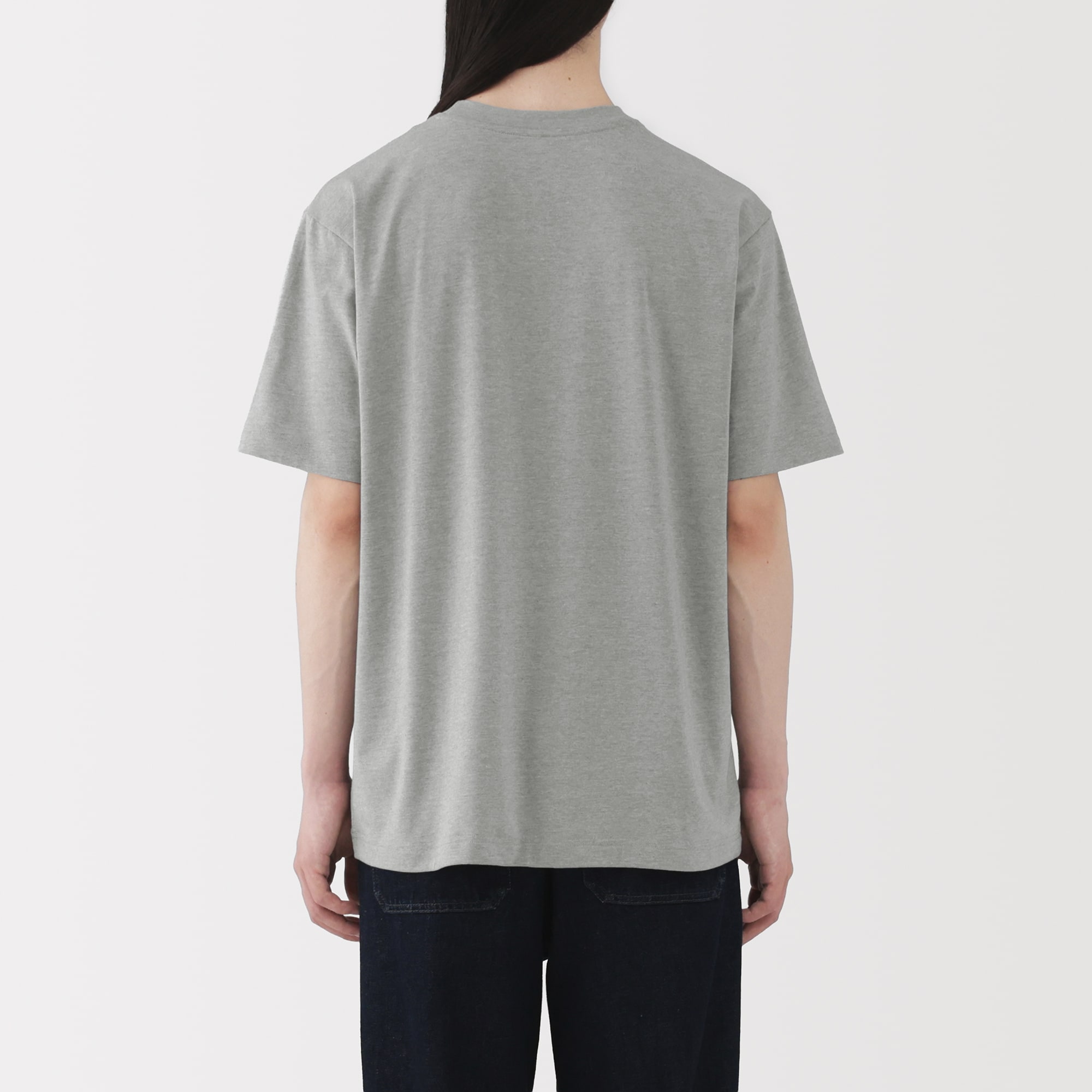 紳士　天竺編みクルーネック半袖Ｔシャツ