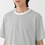 紳士　天竺編みクルーネック半袖Ｔシャツ（ボーダー）（ＡＳＥＡＮ）