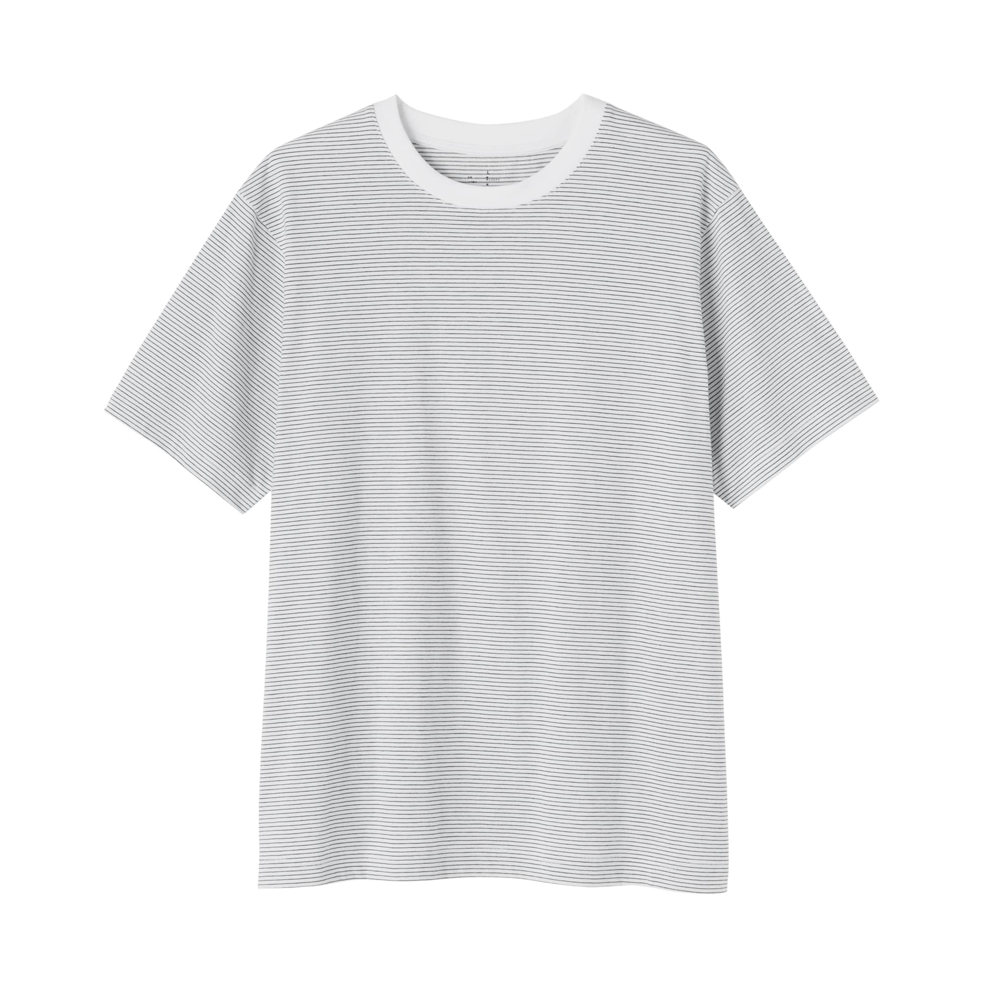 紳士　天竺編みクルーネック半袖Ｔシャツ（ボーダー）（ＡＳＥＡＮ）