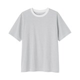 紳士　天竺編みクルーネック半袖Ｔシャツ（ボーダー）（ＡＳＥＡＮ）