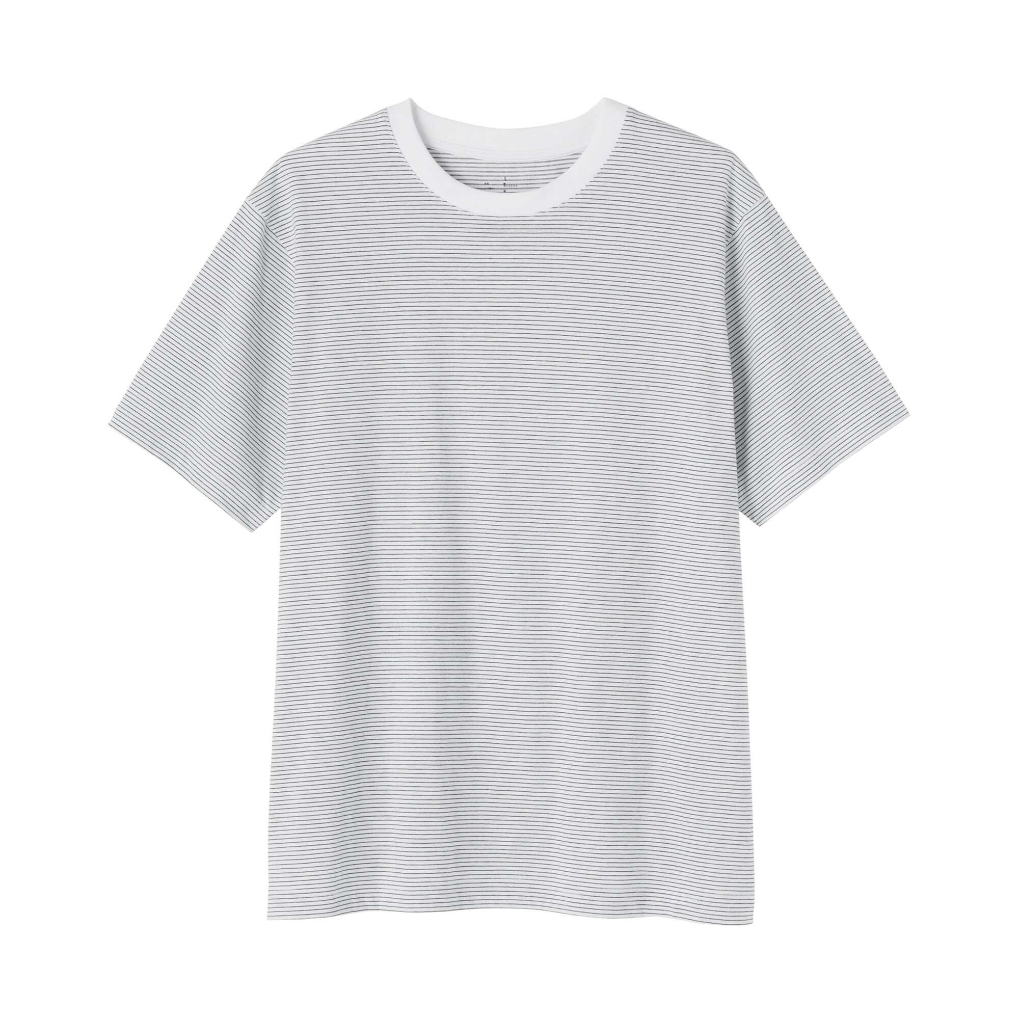 紳士　天竺編みクルーネック半袖Ｔシャツ（ボーダー）（ＡＳＥＡＮ）