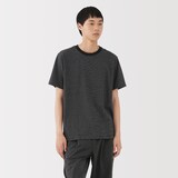 紳士　天竺編みクルーネック半袖Ｔシャツ（ボーダー）（ＡＳＥＡＮ）