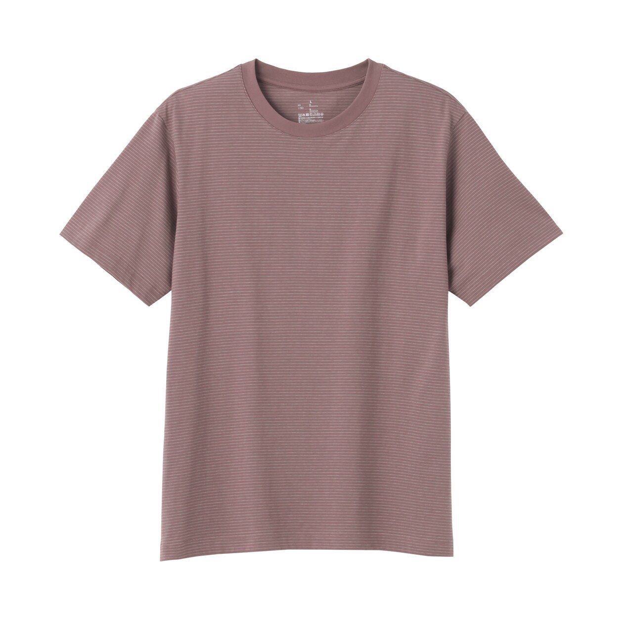 紳士　天竺編みクルーネック半袖Ｔシャツ（ボーダー）（ＡＳＥＡＮ）