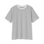 紳士　天竺編みクルーネック半袖Ｔシャツ（ボーダー）（ＡＳＥＡＮ）