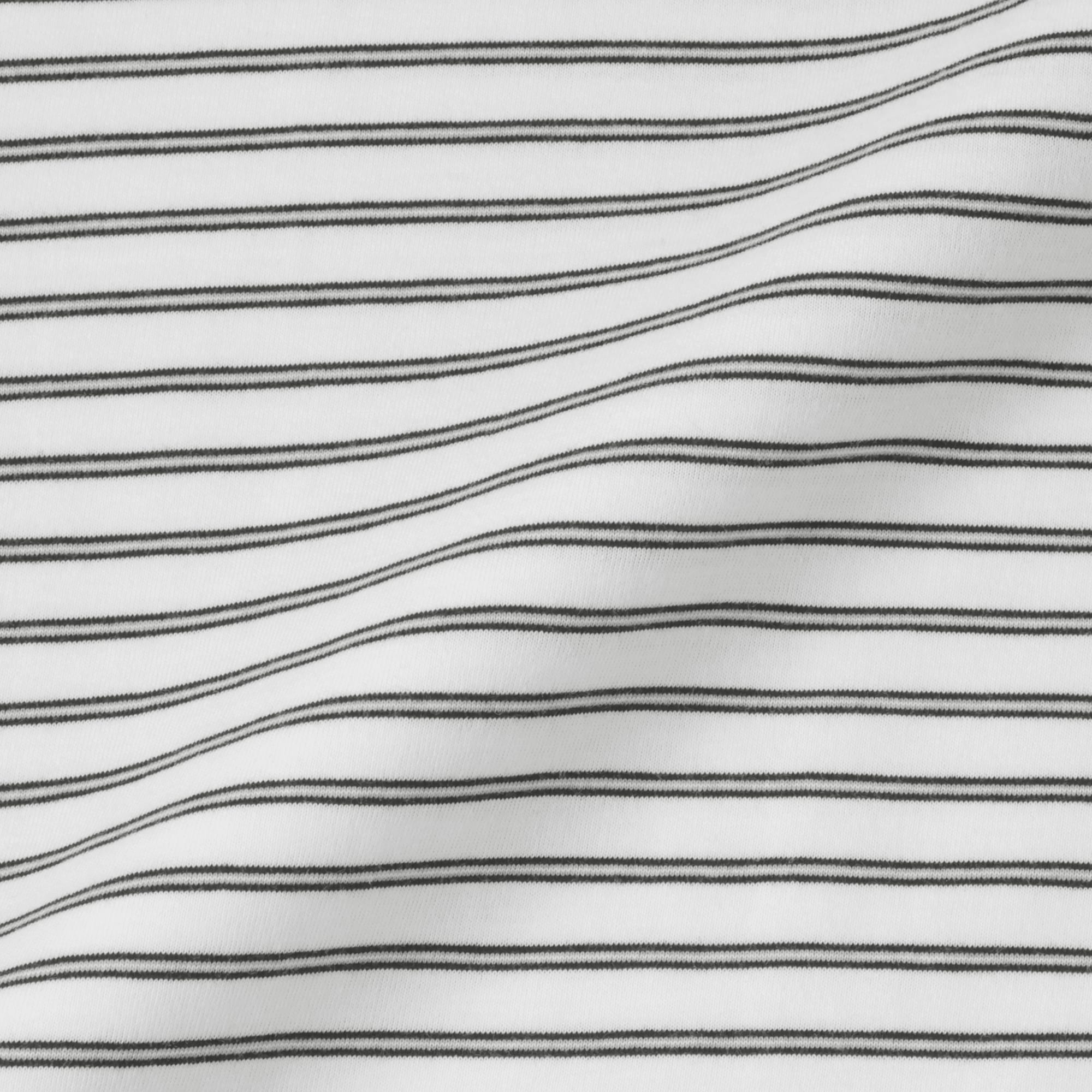 紳士　天竺編みクルーネック半袖Ｔシャツ（ボーダー）（ＡＳＥＡＮ）