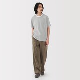 紳士　天竺編みクルーネック半袖Ｔシャツ（ボーダー）（ＡＳＥＡＮ）