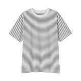 紳士　天竺編みクルーネック半袖Ｔシャツ（ボーダー）（ＡＳＥＡＮ）